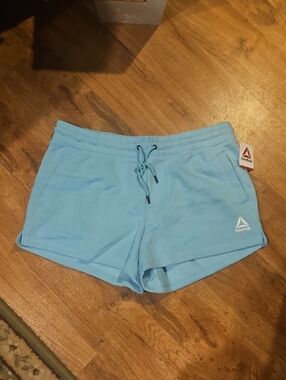 NWT Reebok French Terry Blue Shorts Size XL